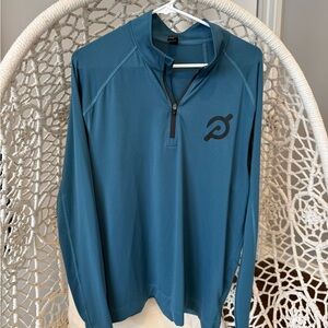 Peloton Blue Quarter-Zip Sweatshirt